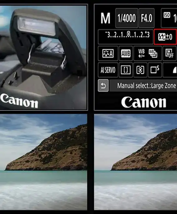 Effet du flash intégré sur les couleurs en photographie, en lumière naturelle et artificielle
