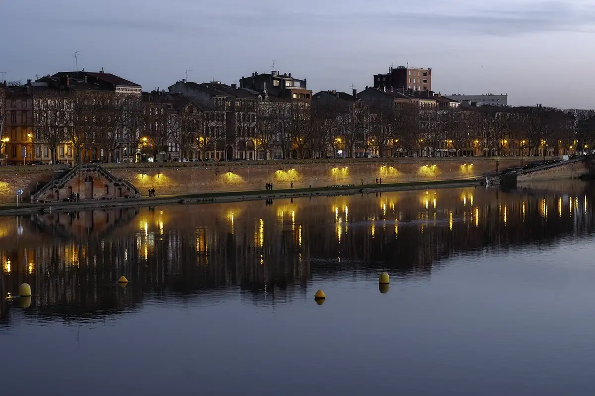 comment prendre des photos de nuit de Toulouse