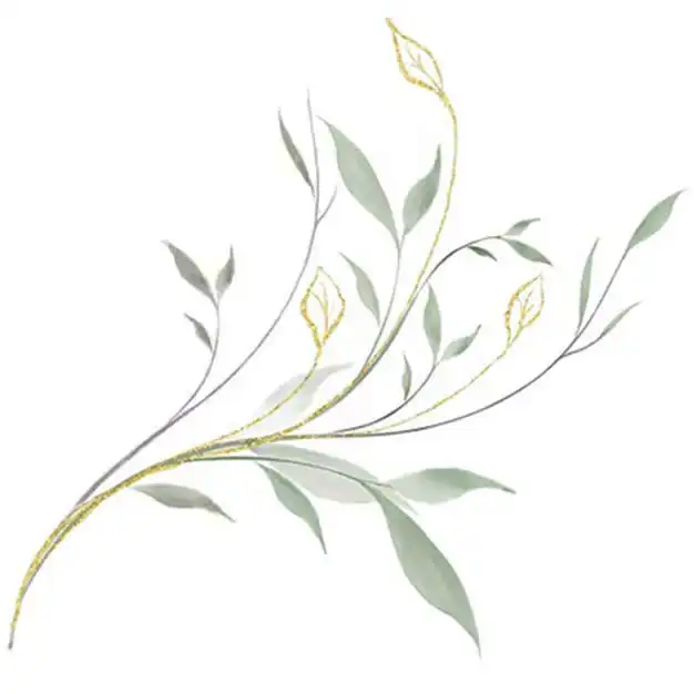 Ornement floral décoratif