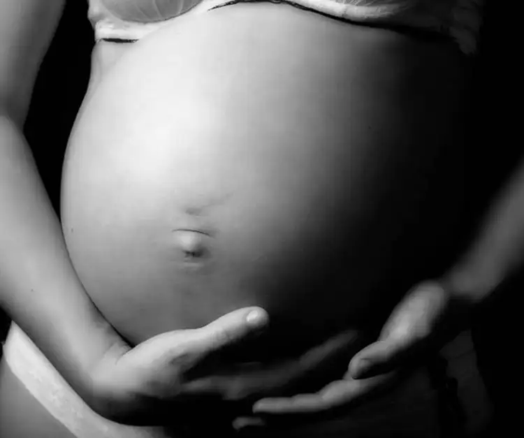 Séance photo femme enceinte dans le Tarn, portrait naturel et doux en lumière naturelle